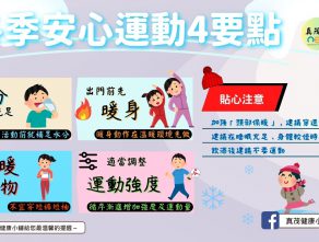 冬季安心運動4要點